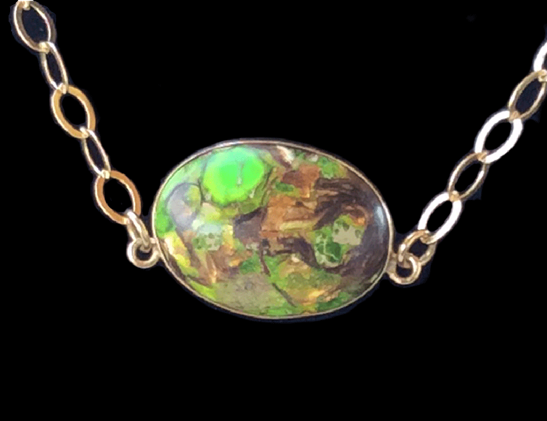 Jasper and Matrix Necklace