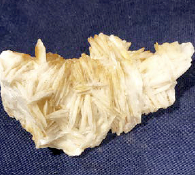 Barite Yellow Blades Crystal Morocco